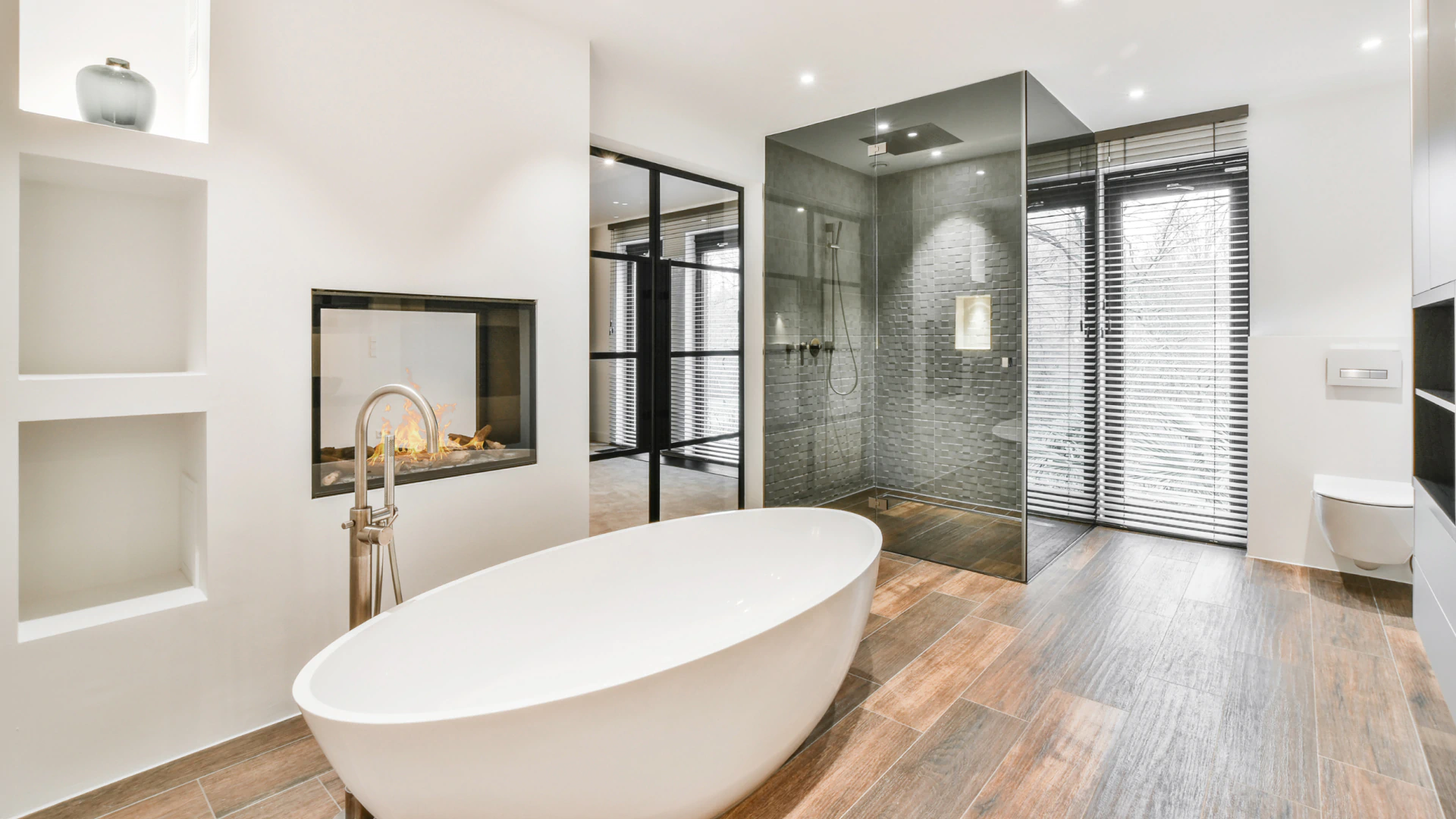 modern luxurious bathroom